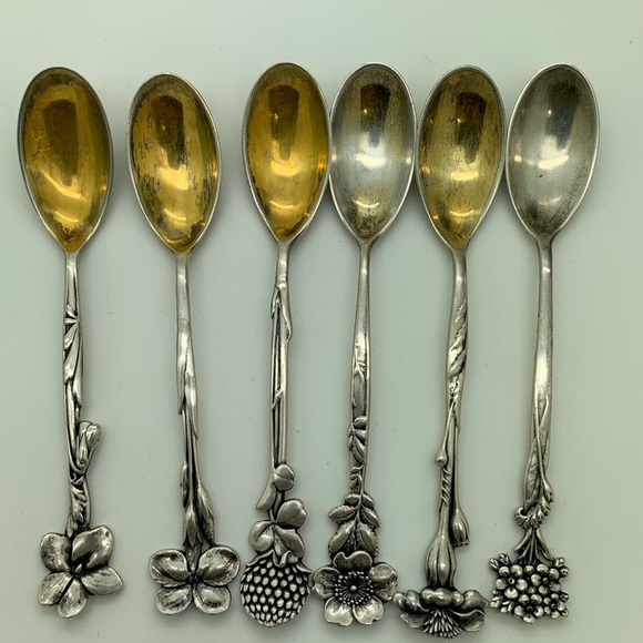 Antique Tiffany & Co. 925 Small Spoons T&Co. STG - Picture 2 of 8